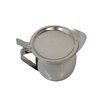 IMUSA USA Stainless Steel Creamer with Cover, 10oz, 10 ounces, Silver