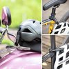ROCKBROS Motorcycle Helmet Lock, Bike Helmet Lock, 4 Digit Small Cable Lock, Retractable Stroller Lock, Luggage Lock, Black