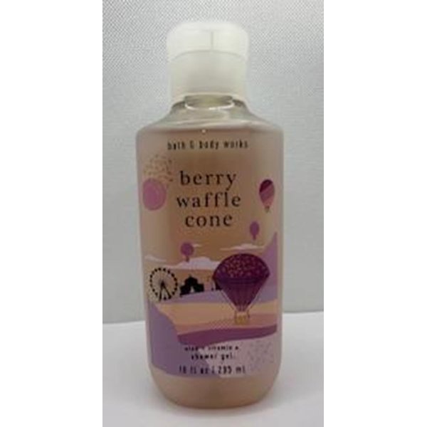 Generic Berry Waffle Cone Shower Gel 10 Ounce Body Wash, Pink