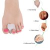 Gel Toe Spacers 12pcs to Restore Toes to Their Original Shape, Big Toe Separators Toe Spreaders Toe Straightener for Correct Bunion Overlapping Toes Hammer Toe Relaxation