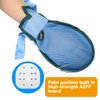 Elderly Hands Finger Anti-Scratched Mitts, MED Harm Fixed Guard Safety Protective Gloves for Dementia Patients, 2 PCS (S)