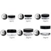 Beauticom 15 gram/15ml Empty Clear Small Round Travel Container Jars with Lids for Make Up Powders, Eyeshadow Pigments, Lotions, Creams, Lip Balm, Lip Gloss, Samples (24 Pieces, Clear Lid)