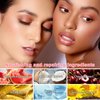 3 PCS Bee Lip Balm Lip Mask Honey Pot, Watermelon & Cherry & Coconut Lip Mask Propolis Moisturizing Lip, Hydrating Prevention Dry and Cracked Lip Scrubs Exfoliator (Watermelon & Cherry & Coconut)