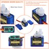 Beffkkip RC Servo 12Pcs SG90 9g Micro Servos for RC Robot Helicopter Airplane Controls Car Boat Mini Servo