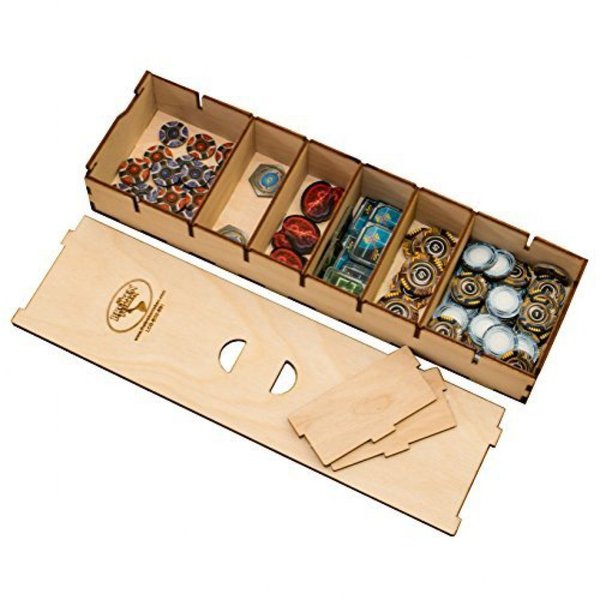 The Broken Token Long Bits Box - Sleeved Card Game Organizer for Board Games
