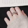 Long tiantian To My Daughter Gifts from Mom Fidget Rings for Anxiety Women Silver Anxiety Multi-layered Spinner Rings for Relief Mother's Day Gifts for Daughter