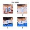 2 Rolls 170 Counts Disposable Barber Neck Strip Stretchy Paper Neck Band Neck Paper Hairdressing Stretchy Wrap Barber Accessories for Salon Haircutting Styling