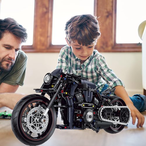 Motorcycle Building Blocks Toy Kit-623PCS Stem Bricks Set,Toys for Teenage Boys,Adults and Motorcycle Enthusiasts,1:8 Collectible Building Toy for 6+ Year Old Birthday Gifts,Build A Model Motorcycle