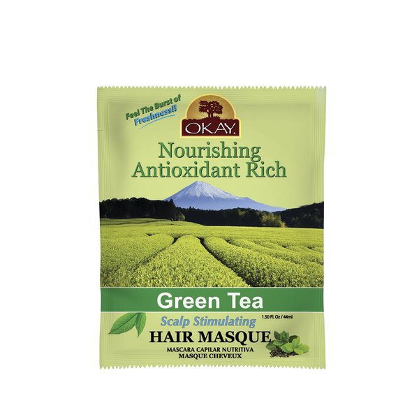Okay Green Tea Nourishing Antioxidant Rich Hair Masque, 1.5 Ounce