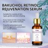 Bakuchiol Retinol Serum, 2 PCS Retinol Rejuvenation Serum for Anti Aging & Reduce Wrinkles, Fine Lines & Sagging, Moisturising Skin, 2.02 fl.oz