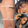 Tuneful 250% Density 13x6 HD Lace Front Wigs Human Hair Pre Plucked Body Wave Human Hair Lace Front Wigs for Women 28 Inch 13x6 Frontal Wigs Human Hair with Baby Hair
