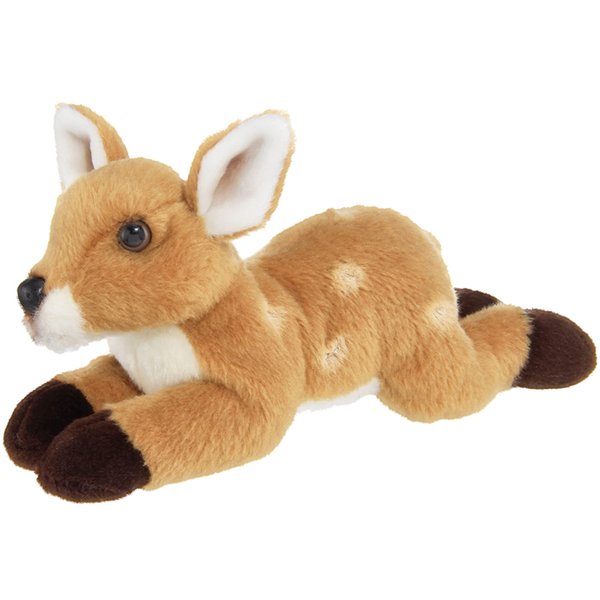Bearington Lil' Ember Small Plush Stuffed Animal Fawn, Deer 9 inches