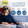 Silk Sleep Eye Mask for Men Women, Super Soft Eye Mask for Sleeping Silk with Adjustable Strap, 100% Pure Silk, Gift for New Year, Christmas, Sleeping Aid Blindfold, Blocks Light, Travel Eye Mask