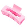 "DANYTZA 4pcs 3.5 Inch Medium Claw Clips - Perfect for Thick and Thin Hair Hair clips - Stylish Matte Square Design - 2 Black, 2 Pink - Ideal for All Hair Types."