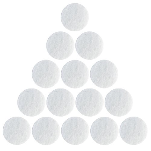 100 Pcs Microdermabrasion Cotton Filters Replacement 10 mm Dia Microdermabrasion Filters Facial Vacuum Filters Accesories Sponge Filter for Comedo Suction Microdermabrasion, White
