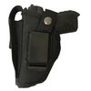 Bama Belts and Leathers Gun Holster fits Remington R51 Black Nylon Ambidextrous Use Left or Right Hand Has Built in Magazine Holder Adjustable Retention StrapGun Slinger Holster