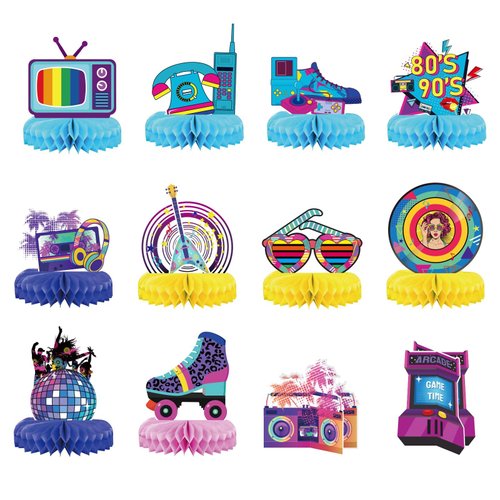 10 Pcs Hawaiian Party Decorations Aloha Tiki Flamingo Hawaiian Honeycomb Centerpieces 3D Table Decorations Summer Beach Hawaiian Themed Party Supplies Luau Party Decorations