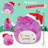 Easfan 12'' Christmas Rainbow Kitty Plush Pillow Soft Cat Plush Toy Cute Kitty Stuffed Animal Home Room Decoration for Kids Toddlers