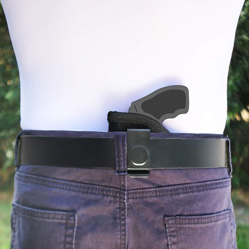 Concealed IWB Holster fits Ruger LCR with 1.87" Barrel with LaserMax Laser