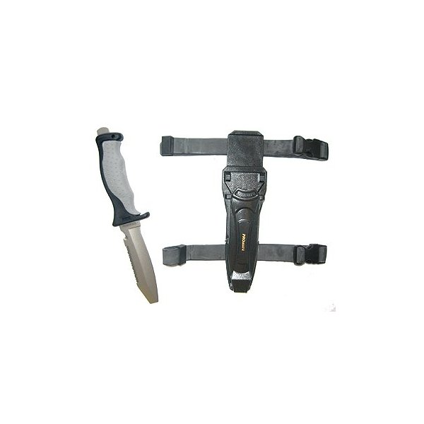 Blunt Tip Titanium Scuba Diving Knife - Sure Grip for Scuba Diving Dive Diver Divers Knives Knife Snorkel Snorkeling