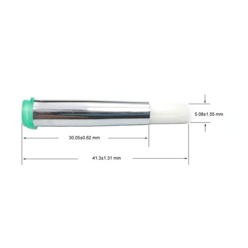 SANANTS 18Ga 5mm OD Brush Tip Dispensing Syringe Needle with Luer Lock.Glue Brush, Not Easy to Wear The Surface of The Object (Pack of 1)