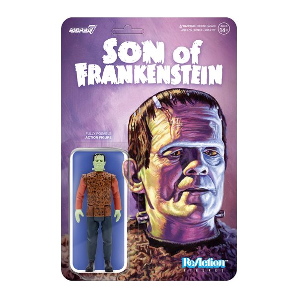 Super7 Universal Monsters Son of Frankenstein The Monster - 3.75" Universal Monster Movies Action Figure Classic Movie Collectibles and Retro Toys
