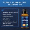 Organic Frankincense Essential Oil 30 ml - Boswellia Serrata - Natural, Pure Frankincense Oil for Diffuser, Aromatherapy - Therapeutic Grade - Skin Use and Hair Care Benefits from Nexon Botanics