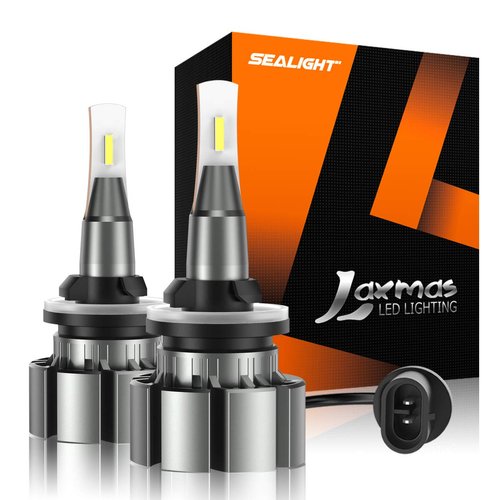 SEALIGHT 880 LED Fog Light Bulbs or DRL, 6000K White, Over 50000 Hours Lifespan, 885 893 899 Fog Light, Super Bright Fog Light Bulbs, Can-bus Error Free, Plug and Play, 360-degree Illumination