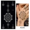 glaryyears Temporary Tattoo Stencil - 8 Sheets Henna Tattoo Template for Hand Finger Wrist Hollow Body Paint Henna Stencil Airbrush Painting for Women Girl Body Art