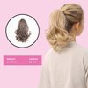 Juvabun Claw Clip Wavy Ponytail Extension 10" -Brownish Gray | Hair Extension Clips | Synthetic Ponytail Extension | Wavy Hair Extensions | Washable Realistic And Synthetic |Brownish Gray