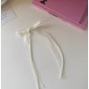 Lace Hair Bow Clips for Women White Lace Coquette Bows for Hair Cute Hair Ribbons for Women