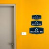 Fancy Plus Recycling Bin Wall or Door Sign Easy Installation | Eco-Friendly Green Awareness -Small