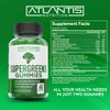 Supergreens Gummies - Daily Green Superfoods Supplement with Spinach, Broccoli, Moringa, Beet Root, Celery, Green Tea, & Acai for Immunity Support - Natural Raspberry Flavor, 60 Supergreen Gummies