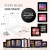 Z Palette Small Magnetic Makeup Palette, Empty Magnetic Palette, Universal Magnet makeup palette for Eyeshadows, Powders, Customizable Beauty Organizer with Clear Window