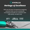 Excelta Stainless Steel Mini Tweezers, Ultra-Fine Straight Point, Compact 2.75" Length, Ideal for High Magnification Work, Precision Handling, Professional