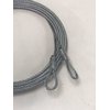Garage Door Cables 1/8" Pair Torsion Spring (7ft, 8ft, 9ft, 10ft,11ft,12ft) (9 ft. Tall Door)