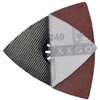 XXGO 60 Pcs 240 Grits 3-1/8 Inch 80mm Triangular Oscillating Tool Sanding Paper for Wood Sanding Fit 80mm Triangular Multi Tool Sanding Pads XG8020240