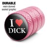 I Love Dick Heart Tire Rim Wheel Aluminum Valve Stem Caps