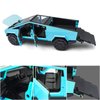 Cybertruck Model: 1/32 Diecast Metal Toy Trucks with Lights and Sounds, Mini Vehicles Toys for Boys, Ages 3 and Up (Blue)