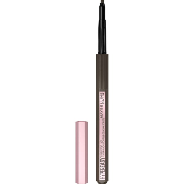 Maybelline New York Hyper Easy No Slip Pencil Eyeliner Makeup, Deep Brown, 0.001 oz.