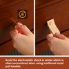 24 Pieces PVC Leather Drawer Pulls Handmade PVC Leather Cabinet Pulls Cabinet Furniture Knobs Pull Handle Wardrobe Door Handle Pulls Knob for Dresser Drawers Cabinet (Light Brown)