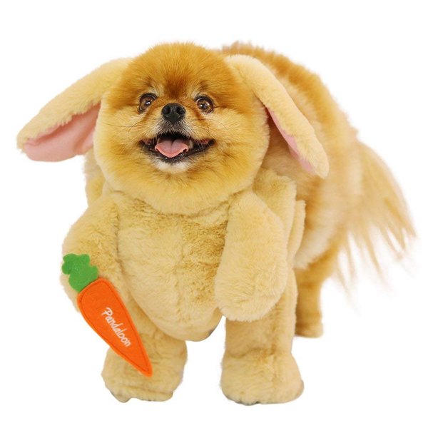 Pandaloon Dog and Pet Costume Set - AS SEEN ON Shark Tank - Walking Teddy Bear with Arms (Bunny, Size 1(13-14 in Height at TOP of Head,Girth<16 in))