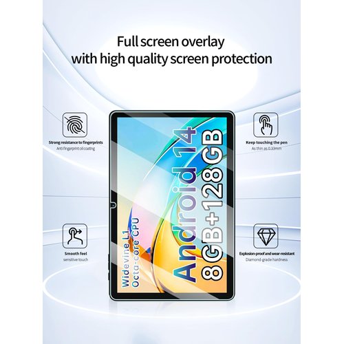 UYRUREL Screen Protector for ApoloSign EP1095T Tab 11 Tablet 11 inch Android 14 Tablets, Anti-Scratch 9H Hardness Touch Sensitive 2.5D Rounded Edges Bubble Free Easy to Install,2 Pack.