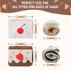 Hlimior Dog Interactive Toys, Dog Sniffing Toys, Dog Birthday Cake Roll Toys, One Strawberry and One Cherry, Slow Feeder Hide and Seek Toys for Small and Medium Dogs (2pcs)
