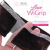 MILANO COLLECTION Lace WiGrip & Lace WigCap Combo, Premium Lace Wig Cap & Wig Band for Women, Adjustable, Reinforced Swiss Lace by HAIRLINE, Secure Velvet Headband, Brown