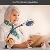 Brightech LightView Flex Magnifying Desk Lamp, 1.75X Light Magnifier, Adjustable Magnifying Glass with Light for Crafts, Reading, Close Work