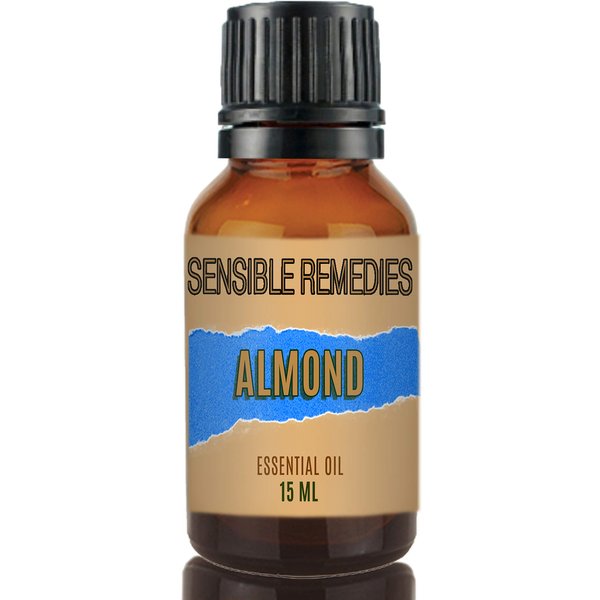 Sensible Remedies Almond Oil 100% Pure and Natural Distilled 15 mL (0.5 fl oz)