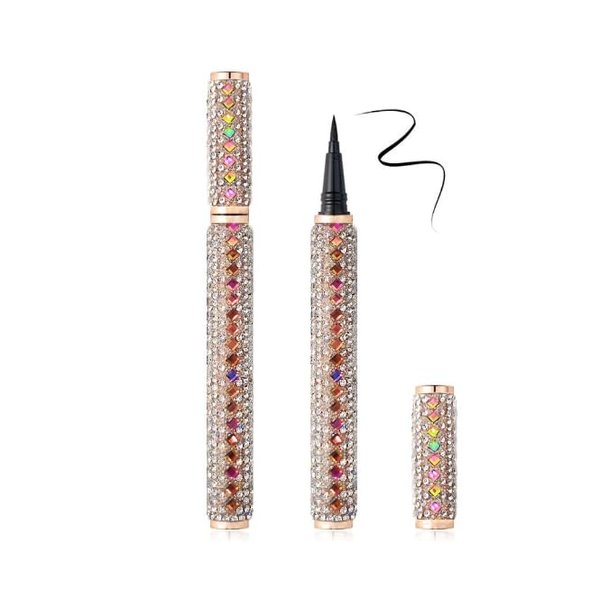 Generic Maravillas Liquid Eyeliner Waterproof Eye Liner Eyelash Glue Waterproof Cat Eyeliner Pencil Lash Glue Pen, Black
