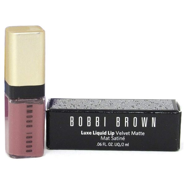 Bobbi Brown Luxe liquid lip velvet matte in Double Bare- mini