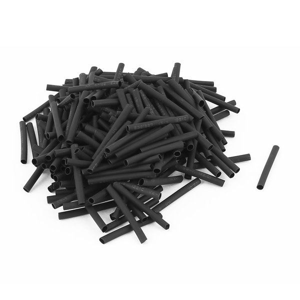 uxcell Wire Wrap Sleeve 2mm Dia 30mm Long Heat Shrink Tubing 280pcs Black